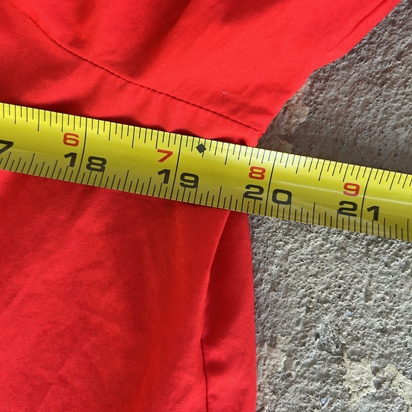 EUC bright orange off the shoulder free people blouse - Picture 9 of 13